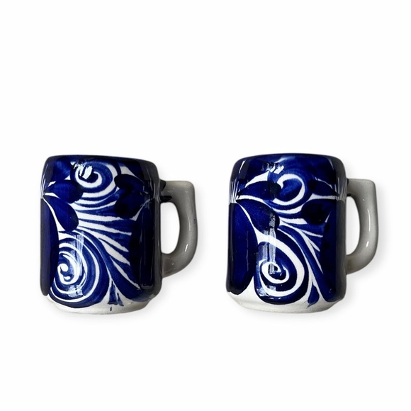 Talavera Guanajuato 2pc set/Mini Talavera Mugs - Picture 1 of 8